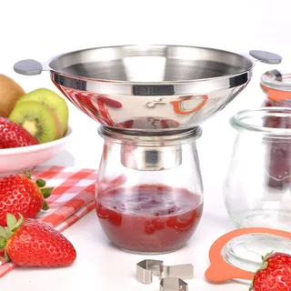 Edelstahl - Trichter Einf??llhilfe Einmachhilfe Einmachtrichter Einmachen Abf??llen Marmelade