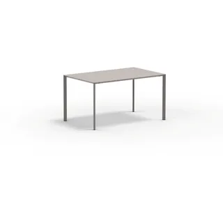 FOX Tisch Balkon Terasse taupe Stahlrohr Vermobil