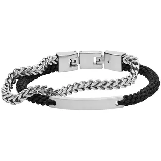 Fossil Vintage Casual Herren Leder oder Edelstahl mit Karabiner oder Faltschließe Armband