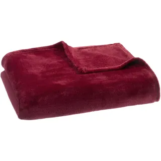 Plaid BRANDON Flanell (BT 150x200 cm) - lila - BT 150x200 cm