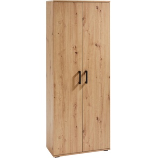 Xora Mehrzweckschrank, Eiche, Holzwerkstoff, 70x179x33.5 cm, Schlafzimmer, Kleiderschränke, Mehrzweckschränke