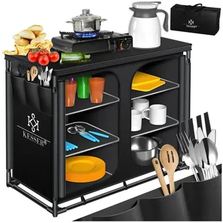 Kesser Campingküche Typ F6 Schwarz