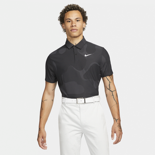 Nike Dri-FIT ADV Tour Camo-Golf-Poloshirt für Herren - Schwarz, XS