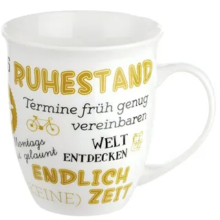 Gilde Jumbo-Tasse 0,4 l Weiß 6 St.