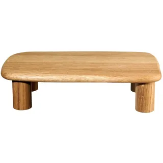 ASA SELECTION Tablett wood Tablett auf Fuß Eiche 27,5x16cm, Eiche braun