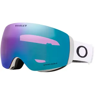 OAKLEY Goggles Flight Deck M Skibrille - Matte White - Prizm Snow Iced Iridium/CAT3