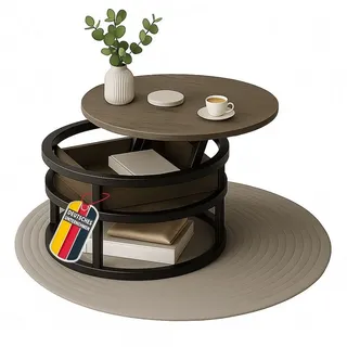 Coemo Swing Grau Holz rund 0 x 0 cm