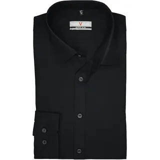 Marvelis Herren Businesshemd Langarm Super Slim,Einfarbig,Urban Kent - 43
