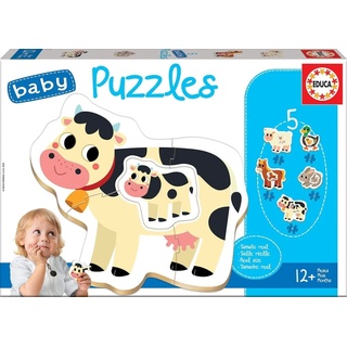 Educa Puzzle. Baby Puzzles the Farm 2x2/2x3/4 Teile