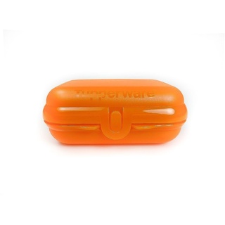 TUPPERWARE Lunchbox Twin orange Behälter Größe 2 Brotdose + SPÜLTUCH