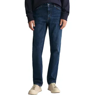 GANT Regular Fit Jeans Dark Blue Worn In 32 32