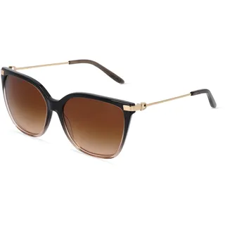 Polo by Ralph Lauren RL8209 Damen-Sonnenbrille Vollrand Quadratisch Acetat-Gestell, schwarz