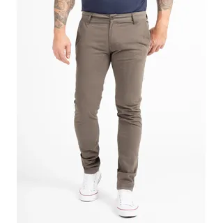 Indumentum Chino Hose Slim Fit Schwarz 38