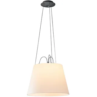 Artemide - Tolomeo Mega Suspension Pendelleuchte, Aluminium / Pergamentschirm H 29 cm x Ø 42 cm