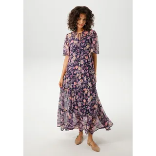Aniston CASUAL Sommerkleid, mit fantasievollem Blumen- und Paisley-Druck - NEUE KOLLEKTION Aniston CASUAL marine-orange-sand-lavendel-gelb-wollweiß-mais-malve-pink-rosa
