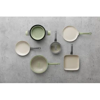 BergHOFF 3950425, 2 l, Rund, Grau, Aluminium, CeraGreen, Grau - Grau