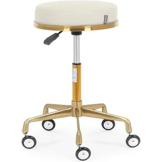 Physa Rollhocker 51-64 cm 150 kg Beige/Golden
