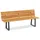 220 x x aluminium/anthrazit/teak gebürstet