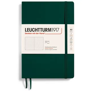 Leuchtturm1917 Notizbuch A5 gepunktet Waldgrün