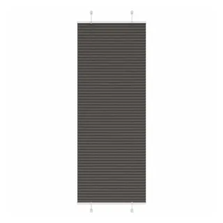 vidaXL Plissee 80 x 200 cm schwarz