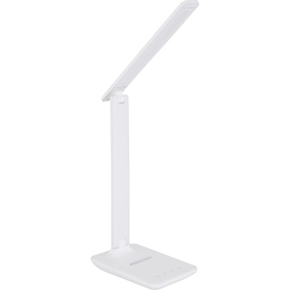 GLOBO Lighting Tischleuchte LED TOUCH (BHT 12x57x29 cm) BHT 12x57x29 cm weiß Tischlampe Klemmleuchte Schreibtischleuchte Schreibtischlampe - weiß