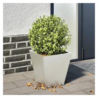 vidaXL Pflanzkübel 30 x 30 x 30 cm Weiß