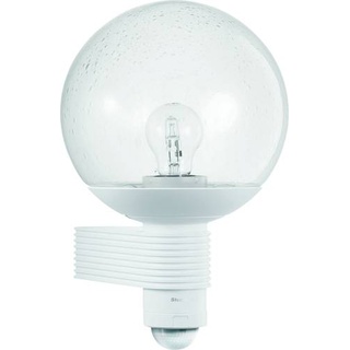 Steinel L 400 S 611118 Außenwandleuchte mit Bewegungsmelder Energiesparlampe, LED E27 60W Weiß