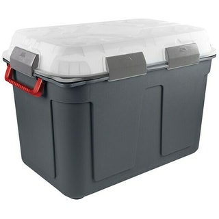 Sunware Aufbewahrungsbox Q-Line  (L x B x H: 79 x 54,5 x 54,5 cm, Wasserdicht, Kunststoff, Transparent/Anthrazit)