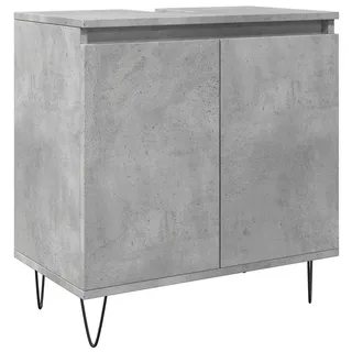 vidaXL Badschrank 58 x 33 x 60 cm Betongrau