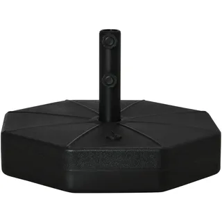 Outsunny Schirmständer Kunststoff 40 kg Schwarz