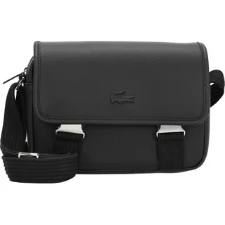 Lacoste Men's Classic Umhängetasche Kunstleder Black