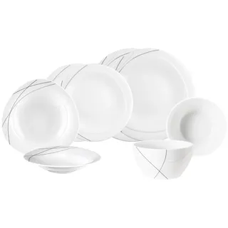 SELTMANN WEIDEN Trio Highline Kombiservice 8-tlg. weiß-grau