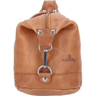 The Skandinavian Brand Mini Leder Rucksack Cognac