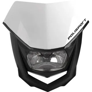 Polisport Scheinwerfer Maske weiss HALO