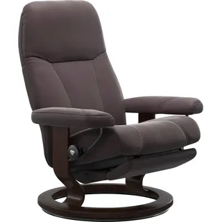 Stressless Relaxsessel Consul Leder 76 x 100 x 74 cm Bordeaux elektrisch verstellbar