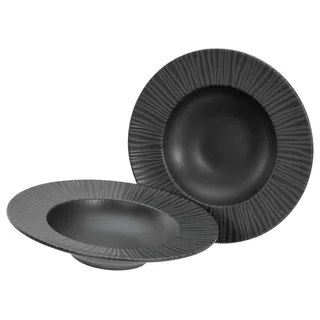 CreaTable Pastateller Vesuvio 2-tlg schwarz
