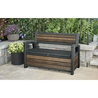 KETER Gartenbank mit Stauraum 227 l Braun