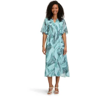Betty & Co Chiffonkleid mit Flügelärmeln 44