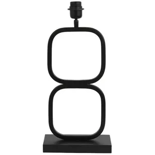 Light & Living Lampenfuß Lutika 1-flg. 23 cm Rechteckig Schwarz