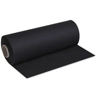 DeinPack 1 Rolle Airlaid Tischläufer schwarz 40cm x24m HORECA perforiert | 1 Rolle, HORECA Qualität, Perforierung alle 120cm, Hochwertiger Einweg Tischläufer, Ideal für Dekorationen, Hochzeit & Partys