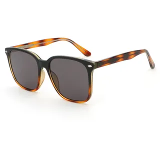 Zeniiv Sonnenbrille Herren Damen Polarisiert, UV400 Schutz, Leichte Sport Sonnenbrille für Autofahren Wandern(Echte Karettschildkröte)