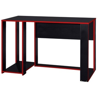 HTI-Line Schreibtisch Schreibtisch Gamer (1-St., 1x Schreibtisch, ohne Dekoration) rot