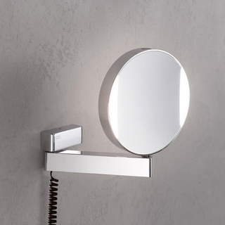 Emco Universal Kosmetikspiegel, mit Beleuchtung, Vergrößerung 3-fach, 7-fach, 109506018,