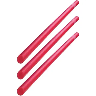 EXPLORER Poolnudel Schwimmnudel 160x7 cm aus PU-Schaum (3 St?ck, Rot)