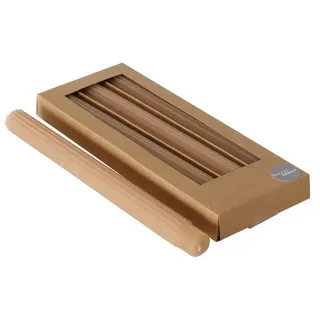 Boltze Classic Stabkerze beige 25cm 4tlg