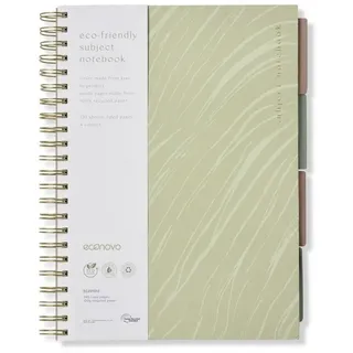 Thalia Notizbuch Recycled Cover Spiral A4 grün