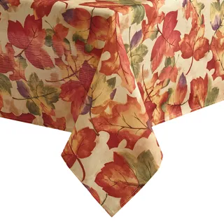 Elrene Motiv Ernte-Festival Herbst Bedruckte Tischdecke, Polyester, Erntefest, 52" x 52" (Square)