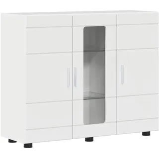 vidaXL Sideboard 88,5 x 30,5 x 73 cm Weiß