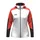 Kapuzenjacke weiß/coral/marine L