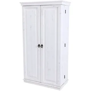 1a Direktimport Esstisch Esstisch Pinie weiß antik - Massivholzmöbel - ausziehbar - Shabby Chic weiß